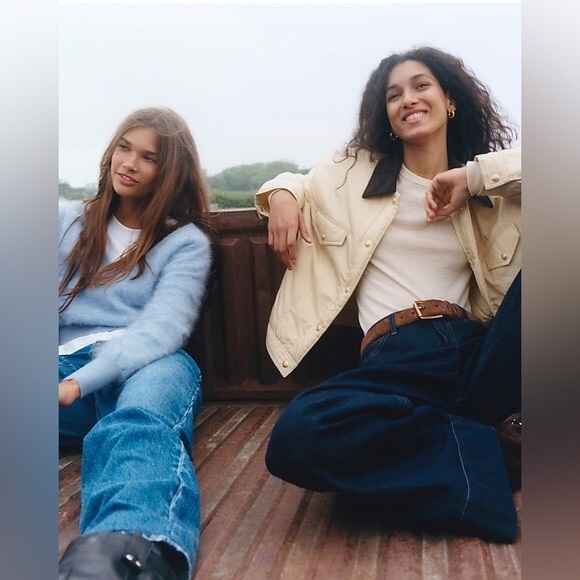 J Crew Puffer trucker jacket CD107 - Picture 3 of 4